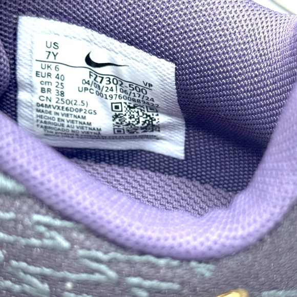 Nike Sabrina 2 KC Broken Records Basketball Shoes Sz 7Y/8.5 Women New FZ7302-500 - Picture 5 of 12